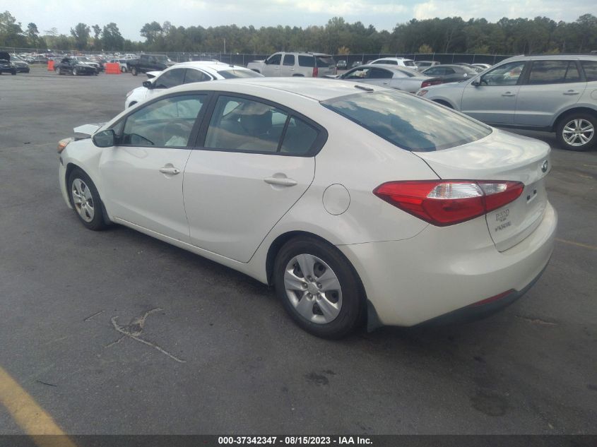 2015 KIA FORTE LX - KNAFK4A63F5296039