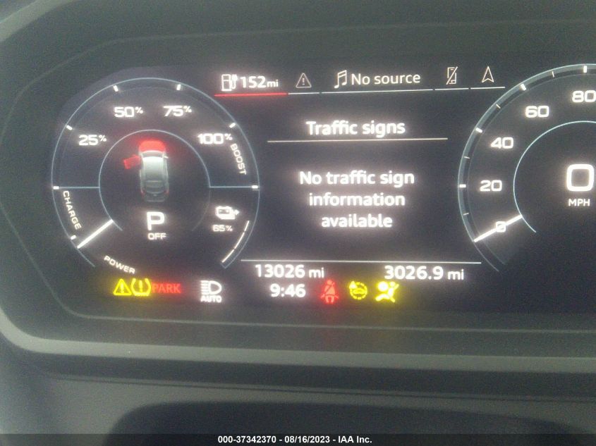 2022 AUDI Q4 E-TRON SPORTBACK PRESTIGE - WA112BFZ9NP052865