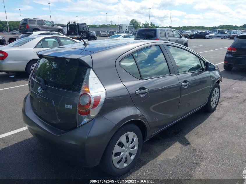 2014 TOYOTA PRIUS C ONE/THREE/TWO/FOUR - JTDKDTB32E1085396