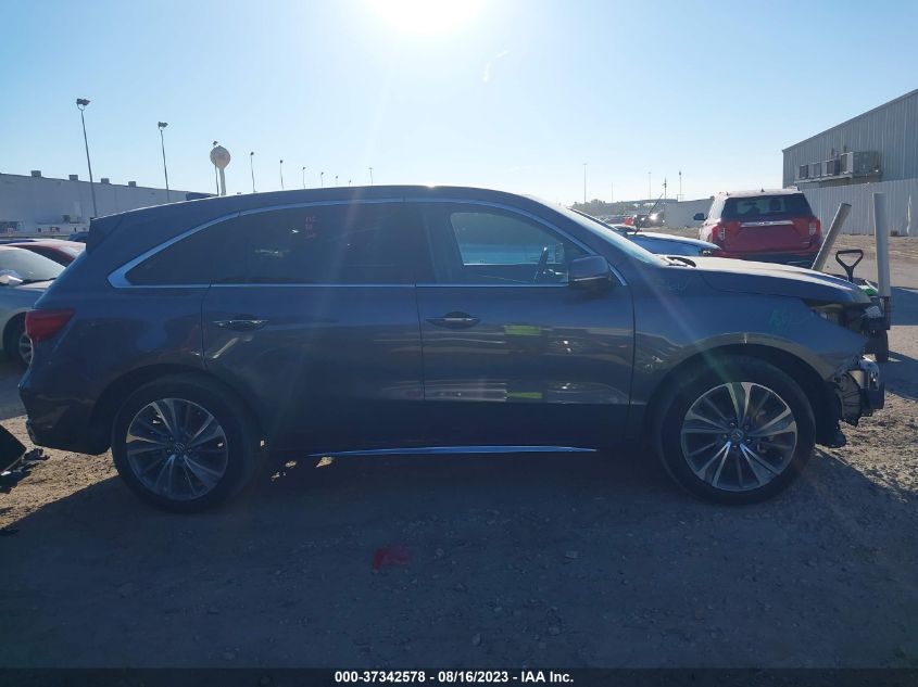 2017 ACURA MDX W/TECHNOLOGY PKG - 5FRYD4H55HB041895