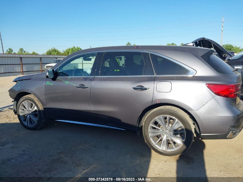 2017 ACURA MDX W/TECHNOLOGY PKG - 5FRYD4H55HB041895