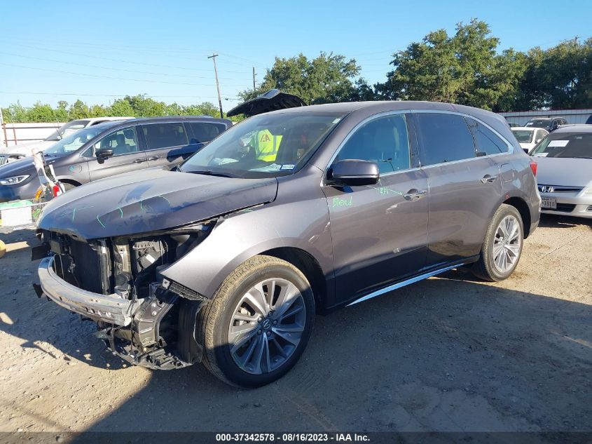 2017 ACURA MDX W/TECHNOLOGY PKG - 5FRYD4H55HB041895