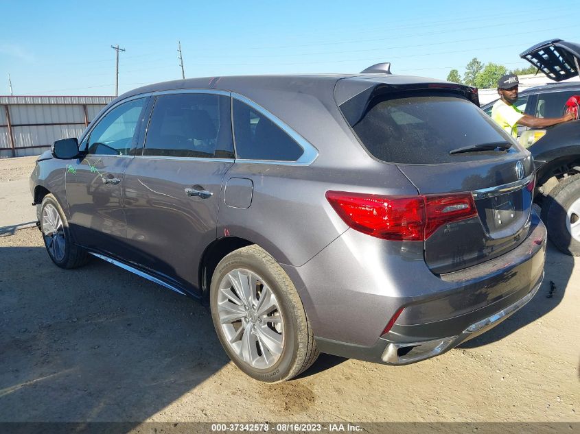 2017 ACURA MDX W/TECHNOLOGY PKG - 5FRYD4H55HB041895