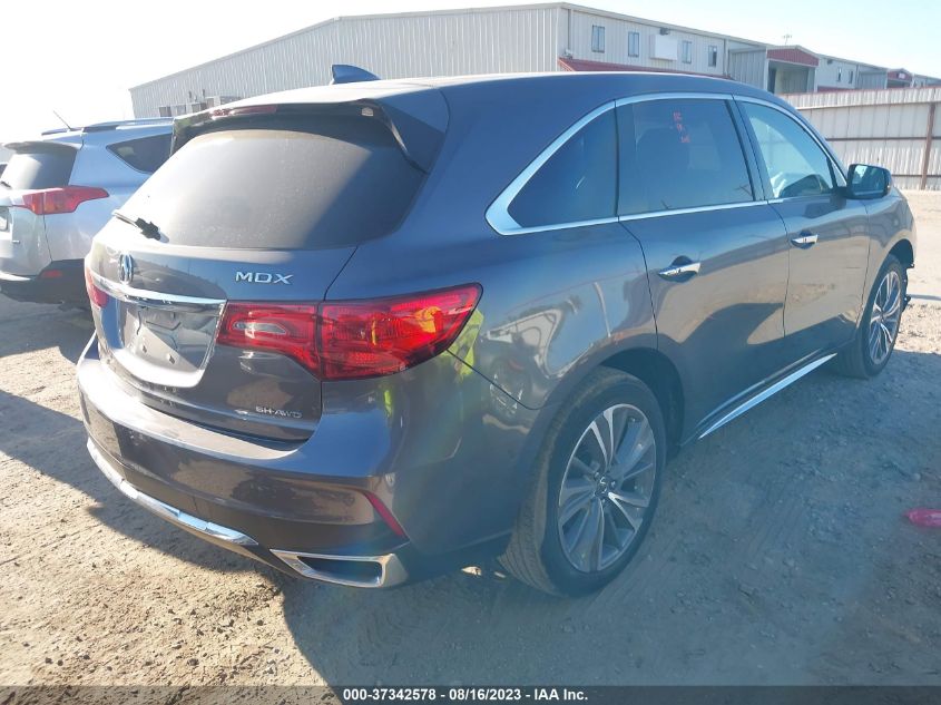 2017 ACURA MDX W/TECHNOLOGY PKG - 5FRYD4H55HB041895