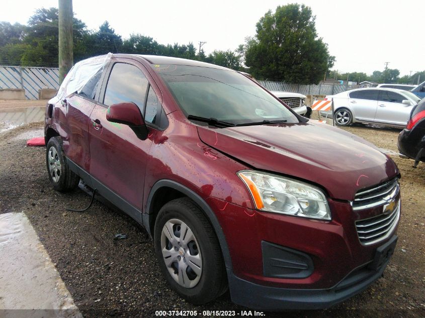 2016 CHEVROLET TRAX LS - 3GNCJKSB4GL218550