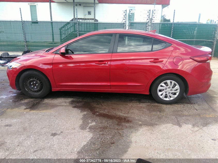 VIN KMHD74LFXHU372949 2017 HYUNDAI ELANTRA SE