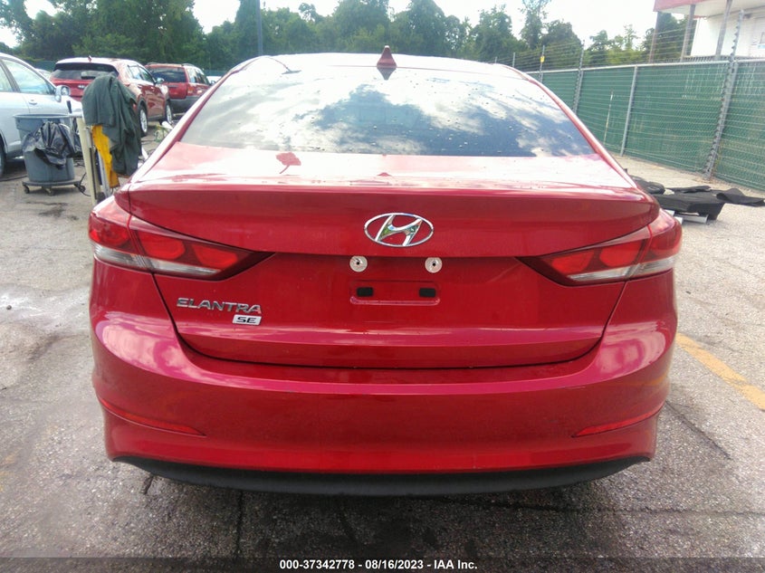 VIN KMHD74LFXHU372949 2017 HYUNDAI ELANTRA SE