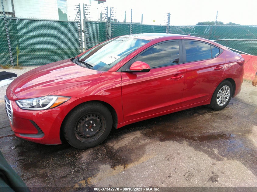 VIN KMHD74LFXHU372949 2017 HYUNDAI ELANTRA SE
