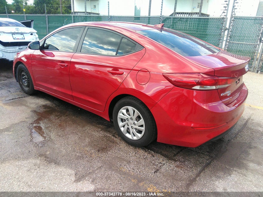 VIN KMHD74LFXHU372949 2017 HYUNDAI ELANTRA SE