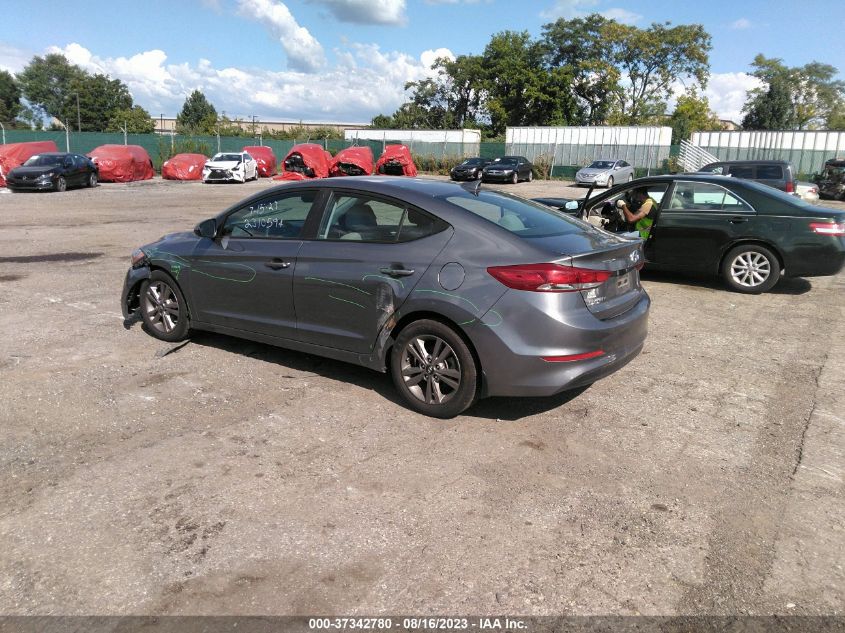 2018 HYUNDAI ELANTRA SEL - 5NPD84LFXJH282198