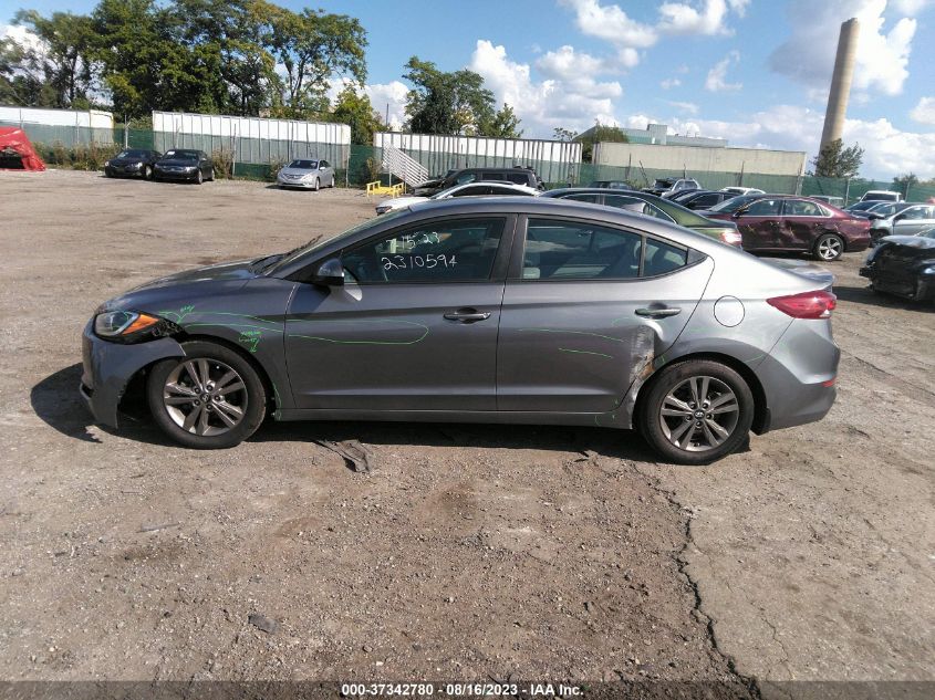 2018 HYUNDAI ELANTRA SEL - 5NPD84LFXJH282198