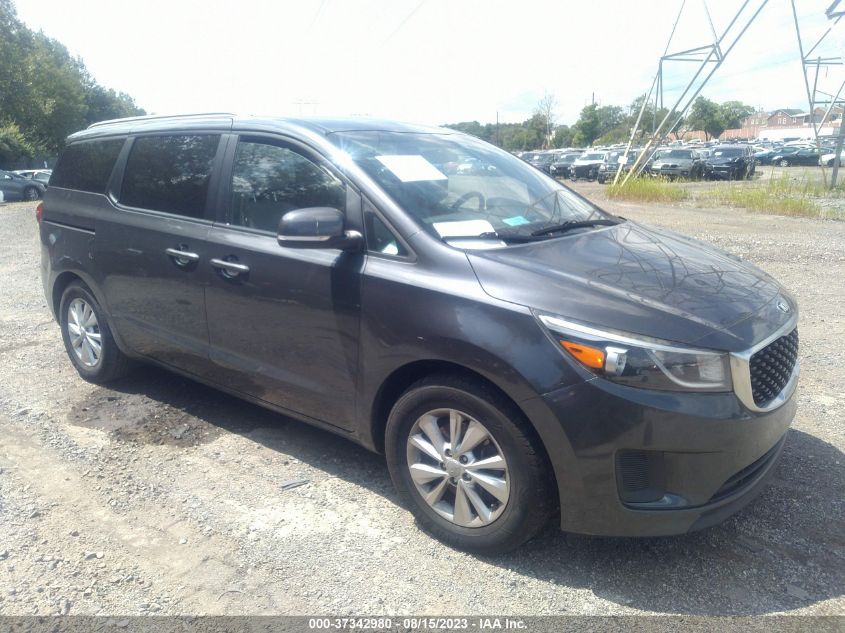 2016 KIA SEDONA LX - KNDMB5C10G6192282