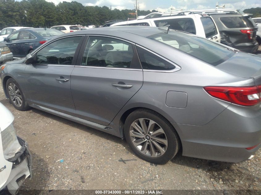 2015 HYUNDAI SONATA 2.4L SPORT - 5NPE34AF6FH042742