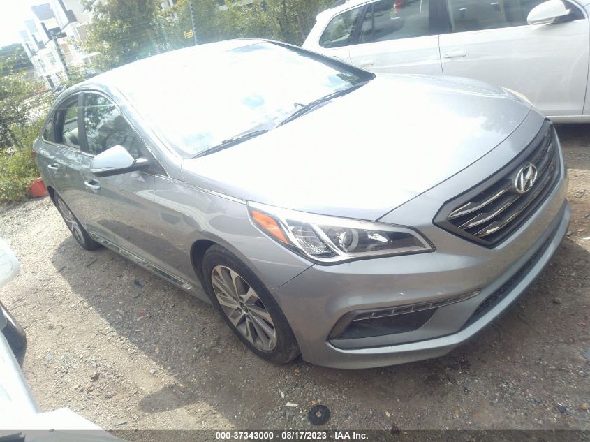 2015 HYUNDAI SONATA 2.4L SPORT - 5NPE34AF6FH042742