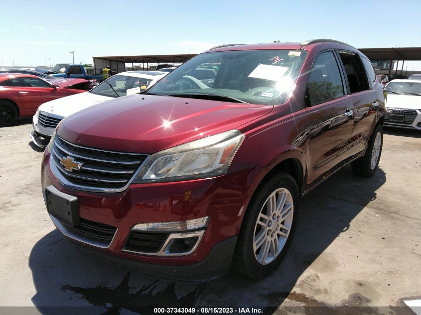 2015 CHEVROLET TRAVERSE LT - 1GNKRGKD9FJ350583