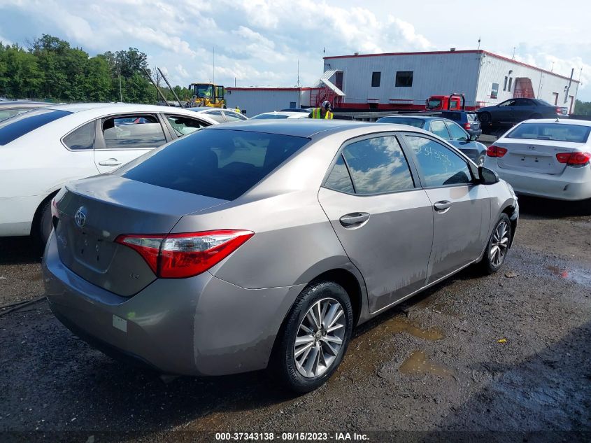 2014 TOYOTA COROLLA L/LE/S/S PLUS/LE PLUS - 2T1BURHE7EC024858