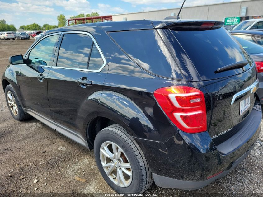 2017 CHEVROLET EQUINOX LS - 2GNFLEEK3H6310954