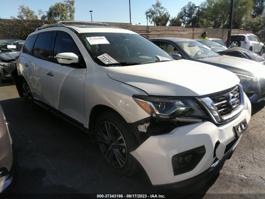 2017 NISSAN PATHFINDER PLATINUM - 5N1DR2MN4HC623233