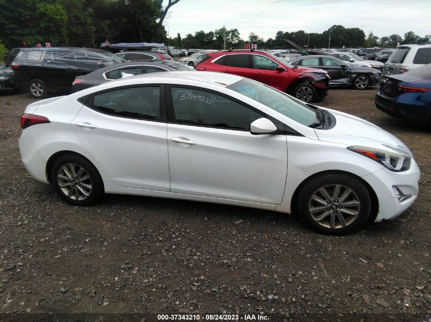 2016 HYUNDAI ELANTRA SE - 5NPDH4AE8GH742980