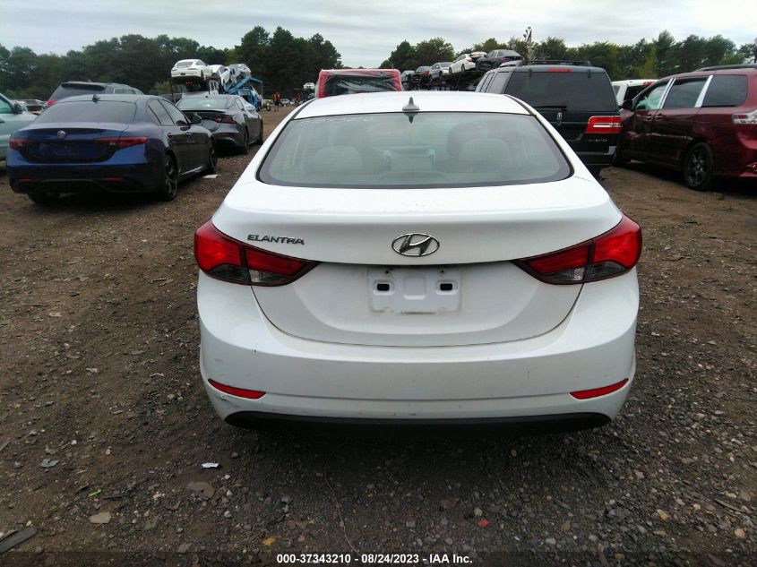 2016 HYUNDAI ELANTRA SE - 5NPDH4AE8GH742980