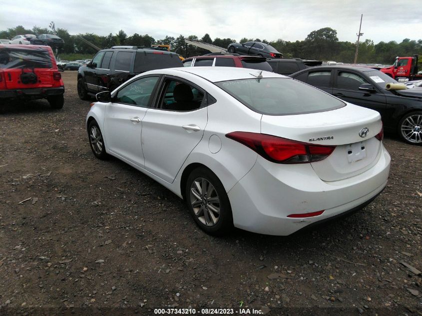 2016 HYUNDAI ELANTRA SE - 5NPDH4AE8GH742980