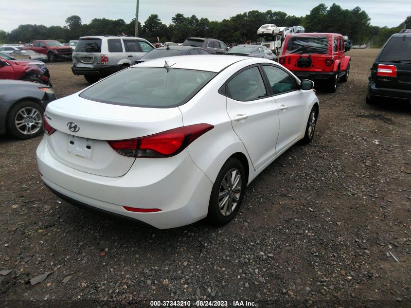 2016 HYUNDAI ELANTRA SE - 5NPDH4AE8GH742980