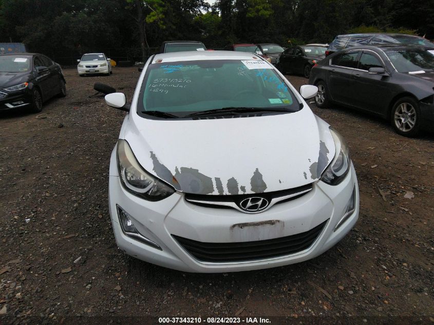 2016 HYUNDAI ELANTRA SE - 5NPDH4AE8GH742980