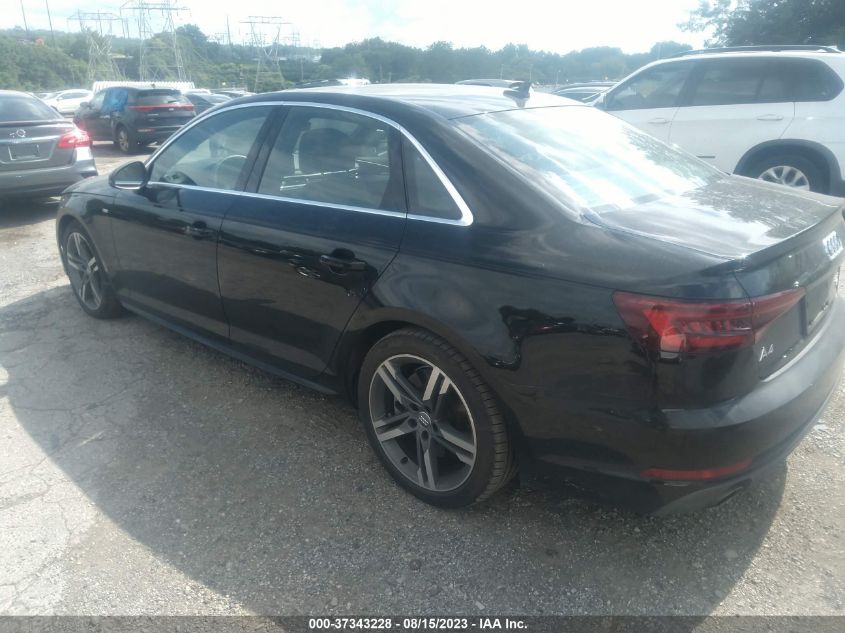 2018 AUDI A4 PREMIUM PLUS - WAUENAF41JA094647