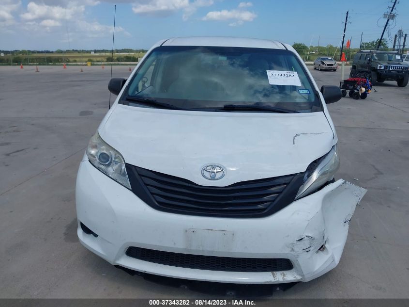 2013 TOYOTA SIENNA L - 5TDZK3DC8DS400897