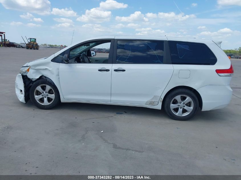 2013 TOYOTA SIENNA L - 5TDZK3DC8DS400897