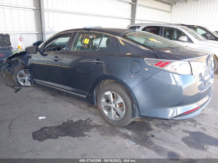 2015 KIA OPTIMA HYBRID - KNAGM4AD6F5086290