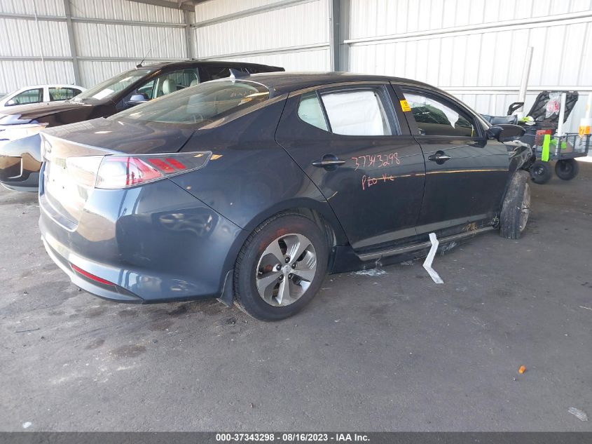 2015 KIA OPTIMA HYBRID - KNAGM4AD6F5086290