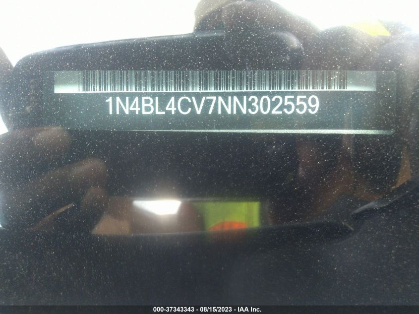 2022 NISSAN ALTIMA 2.5 SR - 1N4BL4CV7NN302559
