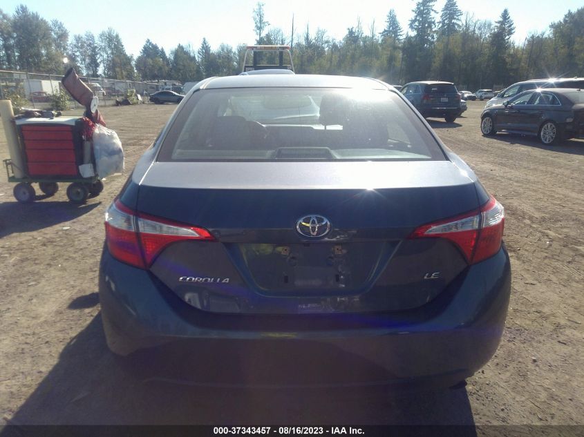 2016 TOYOTA COROLLA L/LE/S/S PLUS/LE PLUS - 2T1BURHE5GC699630