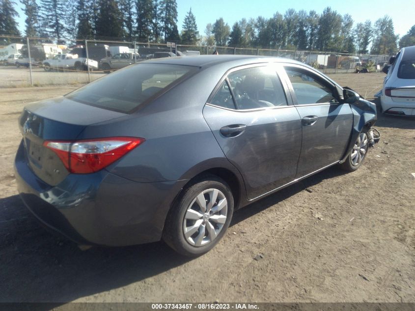 2016 TOYOTA COROLLA L/LE/S/S PLUS/LE PLUS - 2T1BURHE5GC699630