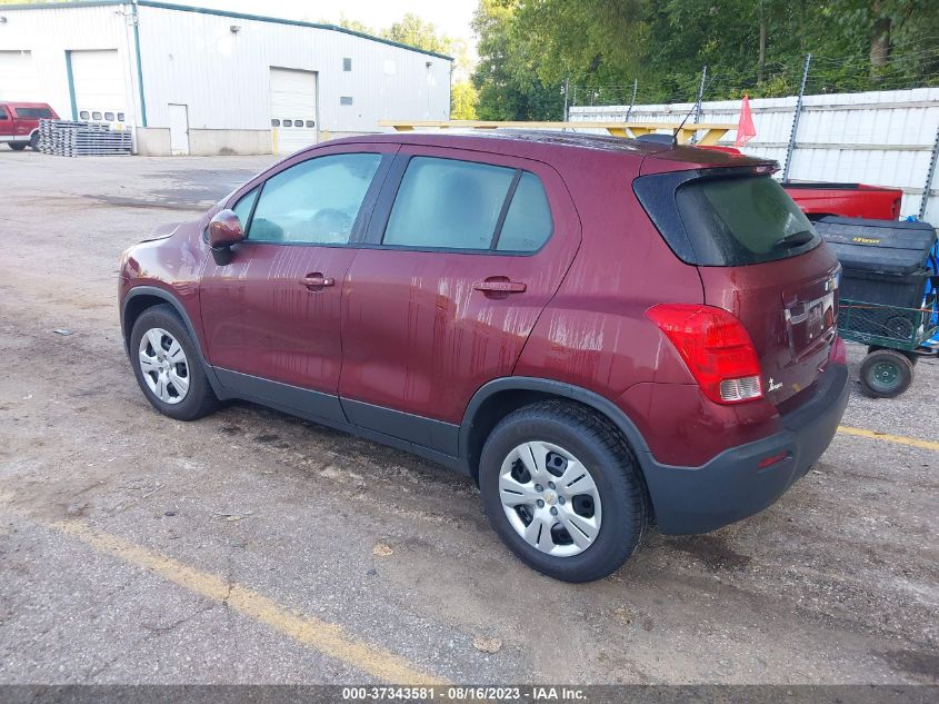 2016 CHEVROLET TRAX LS - 3GNCJKSB3GL266296