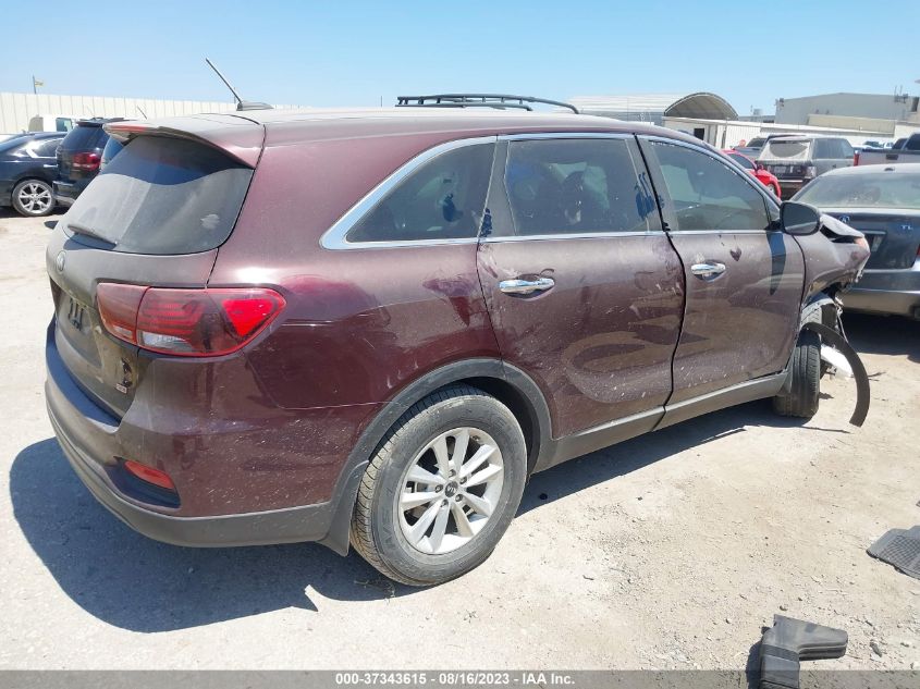 2019 KIA SORENTO LX - 5XYPG4A30KG459133