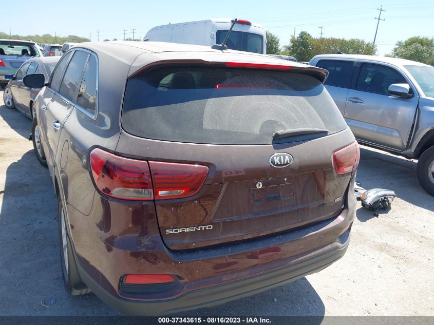 2019 KIA SORENTO LX - 5XYPG4A30KG459133