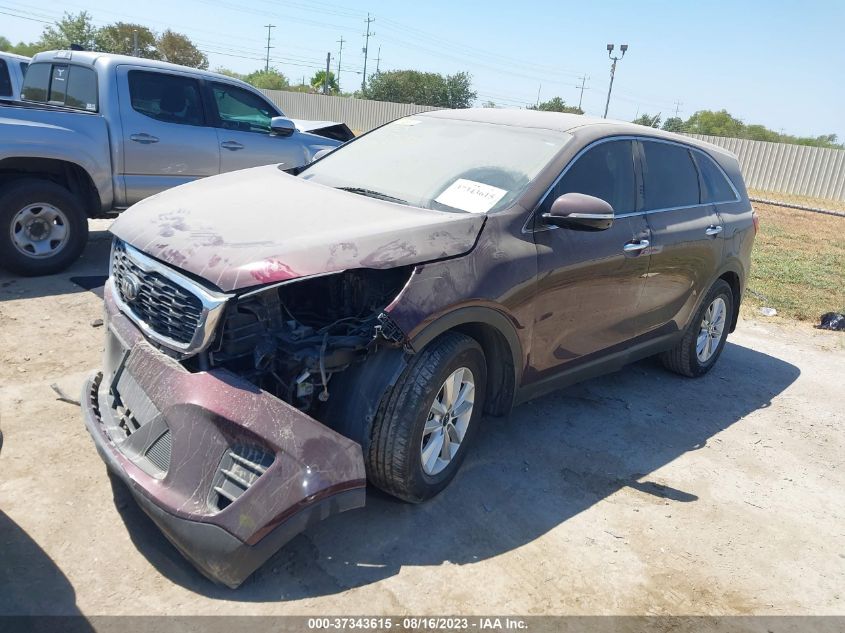 2019 KIA SORENTO LX - 5XYPG4A30KG459133