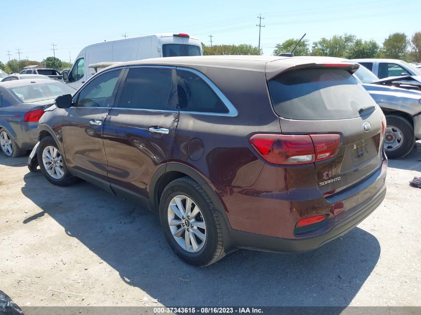 2019 KIA SORENTO LX - 5XYPG4A30KG459133