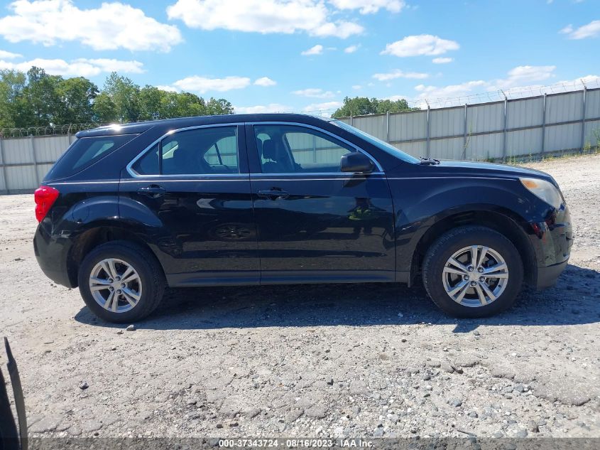 2013 CHEVROLET EQUINOX LS - 2GNALBEK6D6371296
