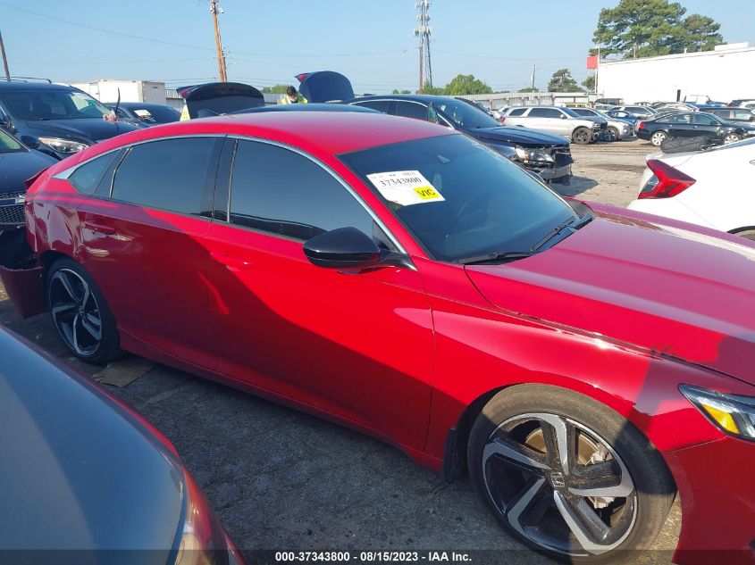 2022 HONDA ACCORD SEDAN SPORT - 1HGCV1F33NA048505