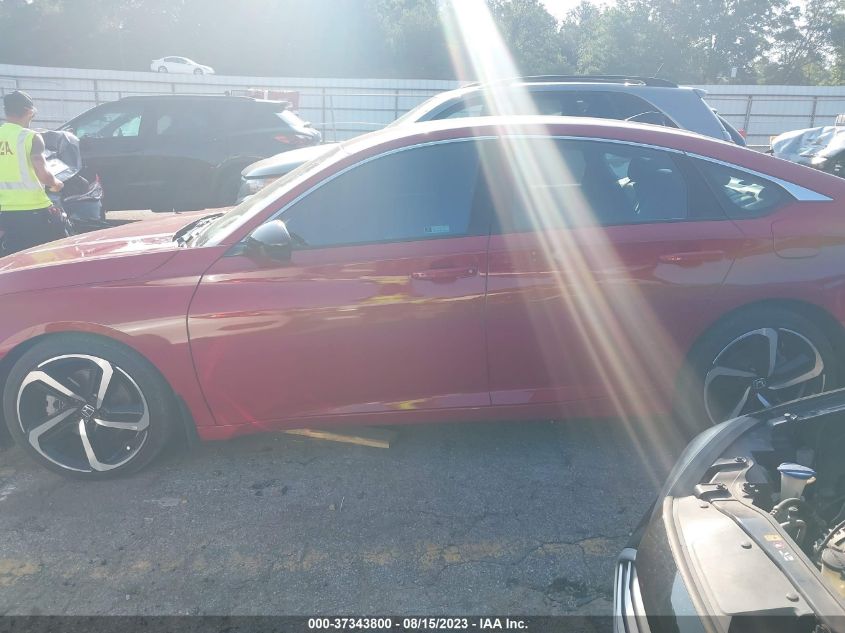 2022 HONDA ACCORD SEDAN SPORT - 1HGCV1F33NA048505