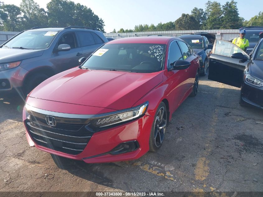2022 HONDA ACCORD SEDAN SPORT - 1HGCV1F33NA048505