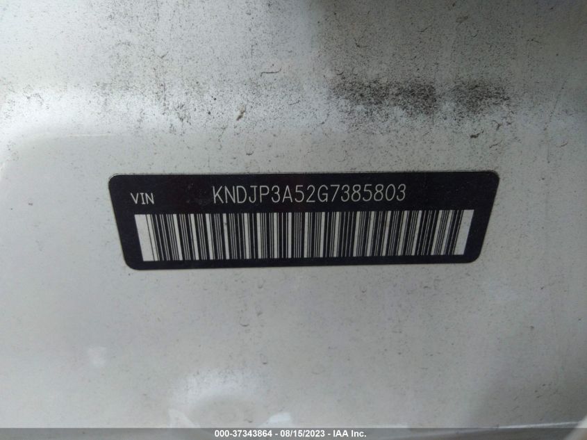 2016 KIA SOUL + - KNDJP3A52G7385803