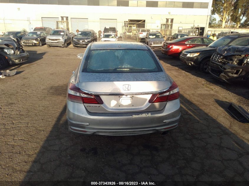 2017 HONDA ACCORD SEDAN EX-L - 1HGCR2F85HA170695