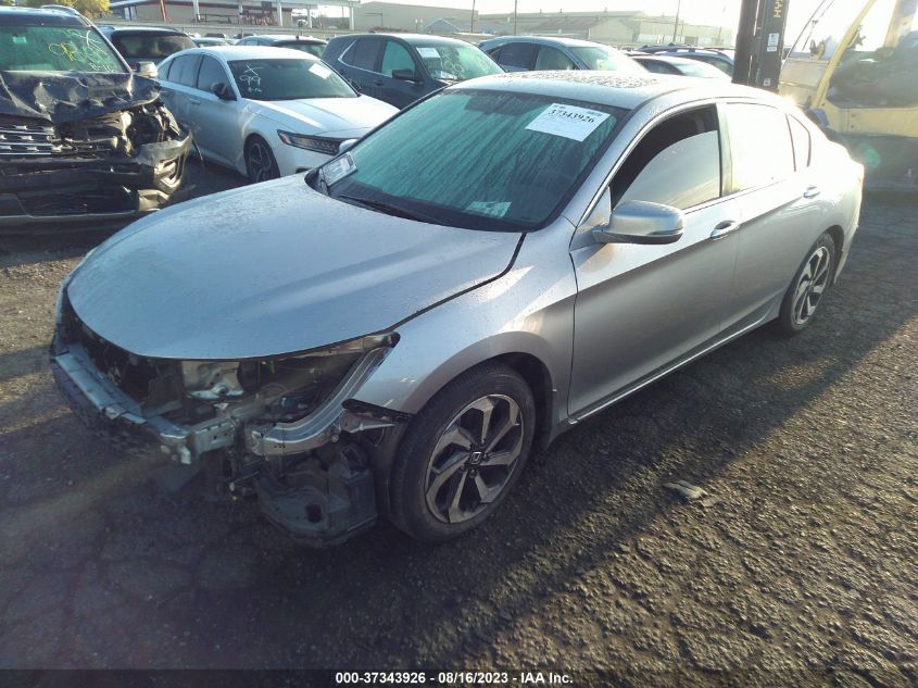 2017 HONDA ACCORD SEDAN EX-L - 1HGCR2F85HA170695