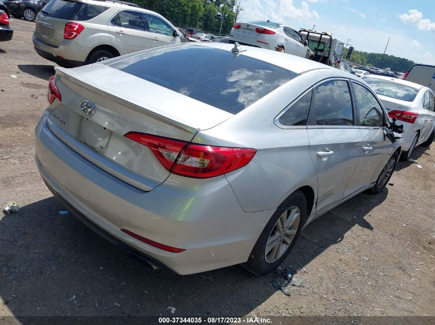 2016 HYUNDAI SONATA 2.4L SE - 5NPE24AF8GH356123