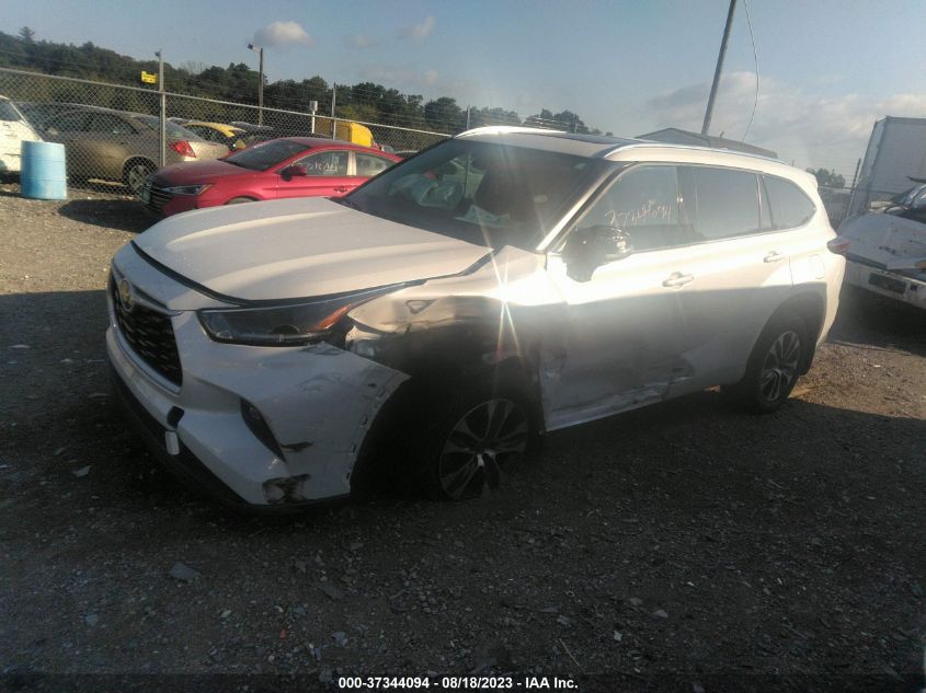 2021 TOYOTA HIGHLANDER XLE - 5TDGZRBH5MS117135