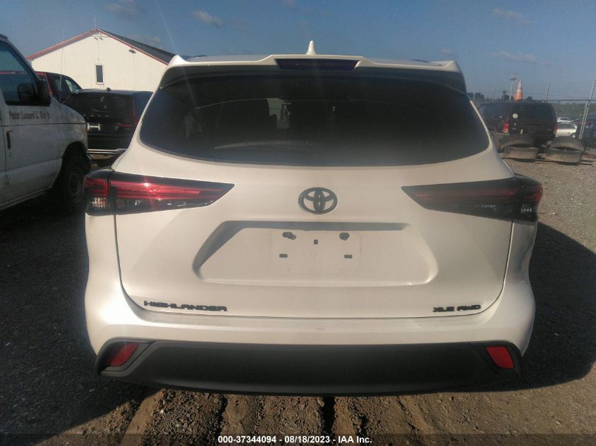 2021 TOYOTA HIGHLANDER XLE - 5TDGZRBH5MS117135